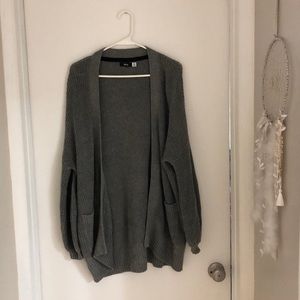 Urban Outfitters BDG Gray Oversized Cardigan M